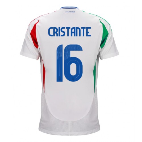 Dres Italija Bryan Cristante #16 Gostujuci EP 2024 Kratak Rukav